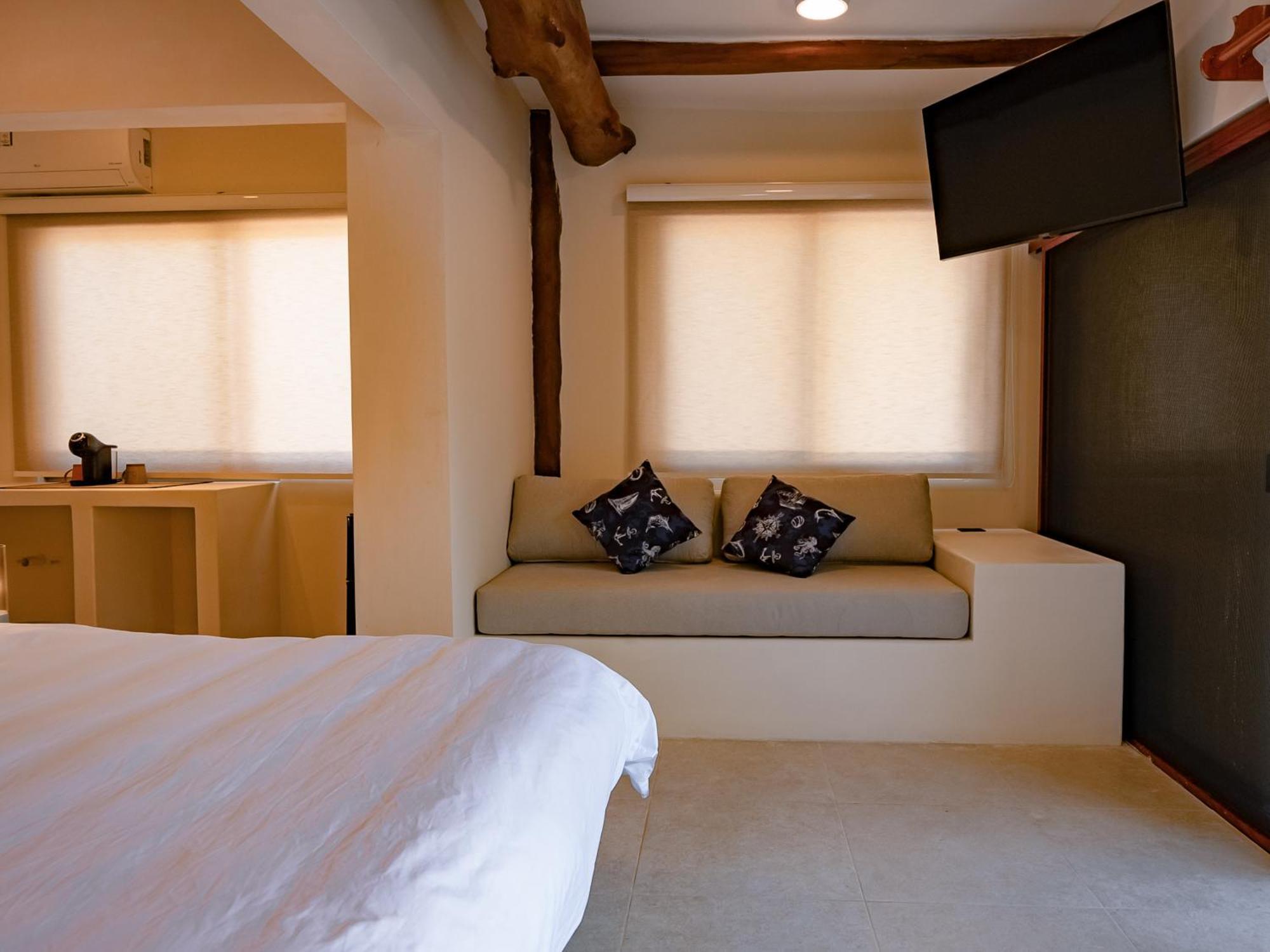 Beach Front Hotel Boutique Dk House جزيرة هول بوكس الغرفة الصورة